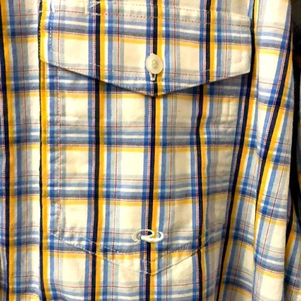 Roper mens plaid button down shirt size XL - Picture 3 of 9